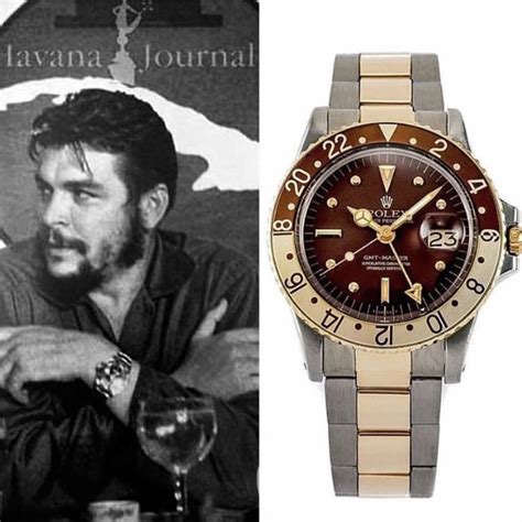 che rolex 7 posti|Che Guevara's GMT Master reference 1675 .